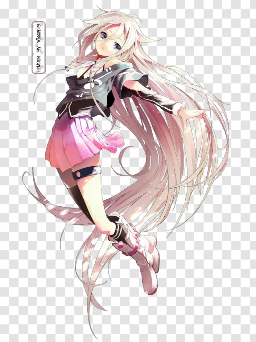 IA/VT Colorful Vocaloid 3 Hatsune Miku - Flower Transparent PNG