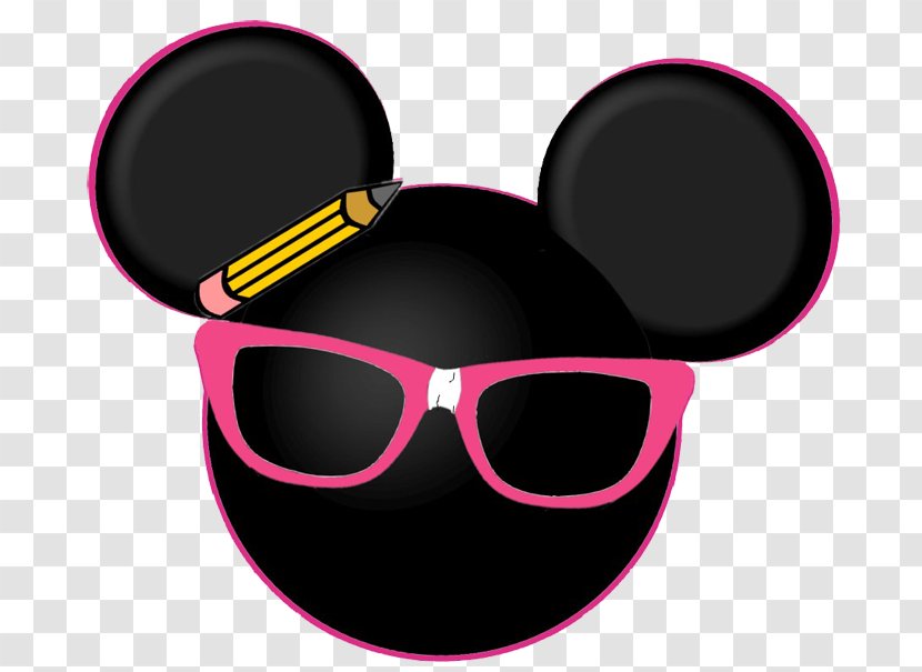 Minnie Mouse Mickey Nerd Goofy Clip Art - Magenta Transparent PNG