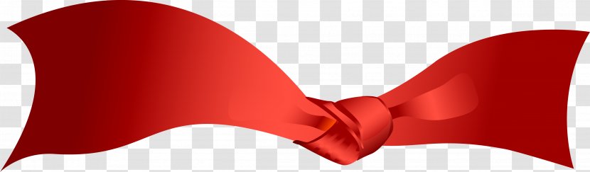Red Ribbon Adobe FreeHand - Material - Flat Transparent PNG