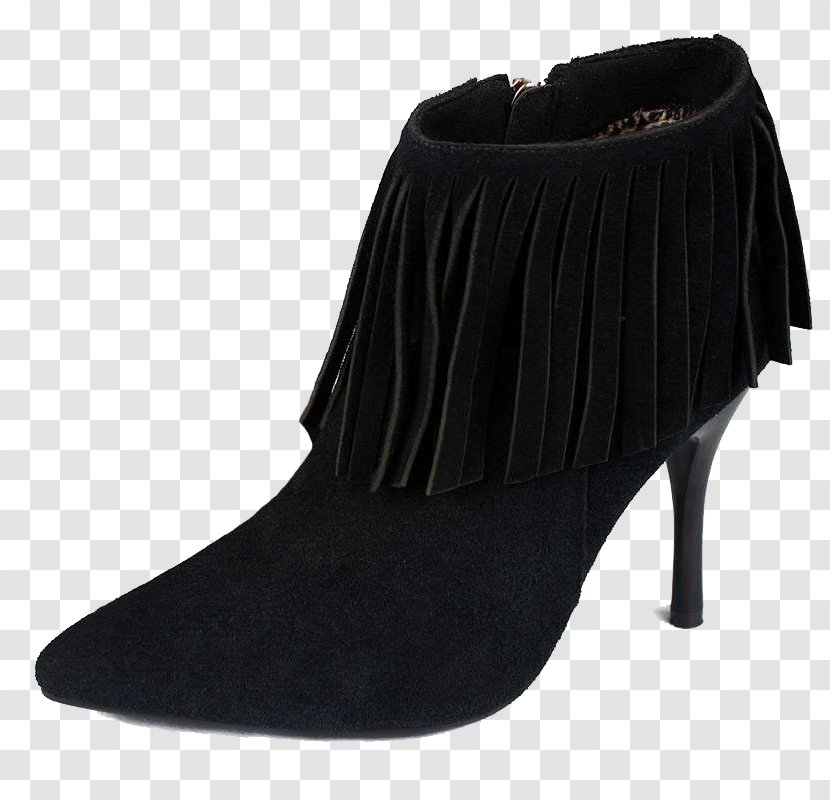 Boot Shoe Tassel - Footwear - Fine With Black Boots Transparent PNG