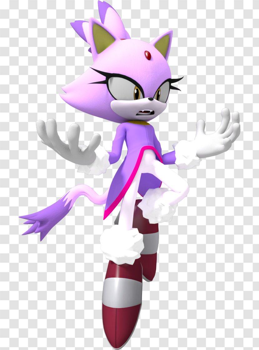 Sonic Rush The Hedgehog 2 Mario & At London 2012 Olympic Games Cat - Violet - Blaze Transparent PNG