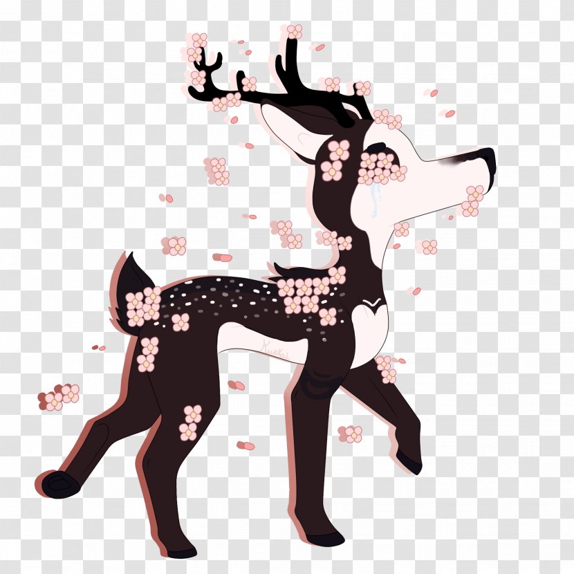 Reindeer Horse Dog Mammal Art Transparent PNG