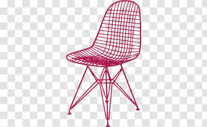Eames Lounge Chair Wire (DKR1) Charles And Ray Papasan Transparent PNG