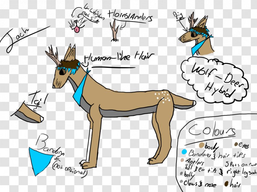 Dog Mule Horse Reindeer Pack Animal - Art - Blue Wolf Transparent PNG