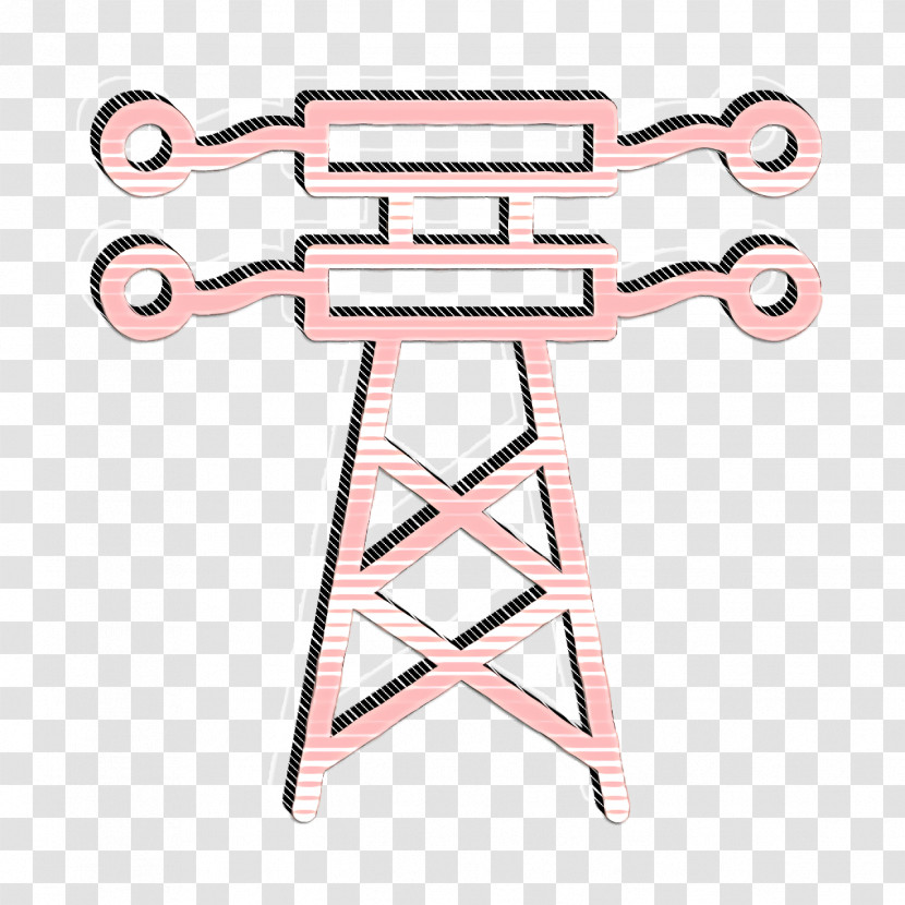 Buildings Icon Tower Icon Electric Tower Icon Transparent PNG