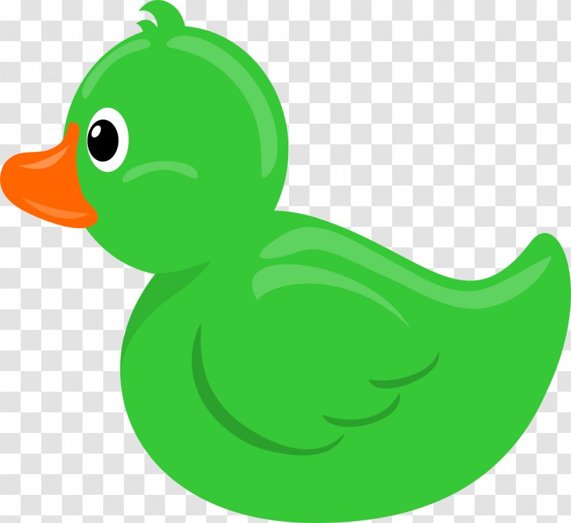 Rubber Duck Clip Art - Poultry Transparent PNG