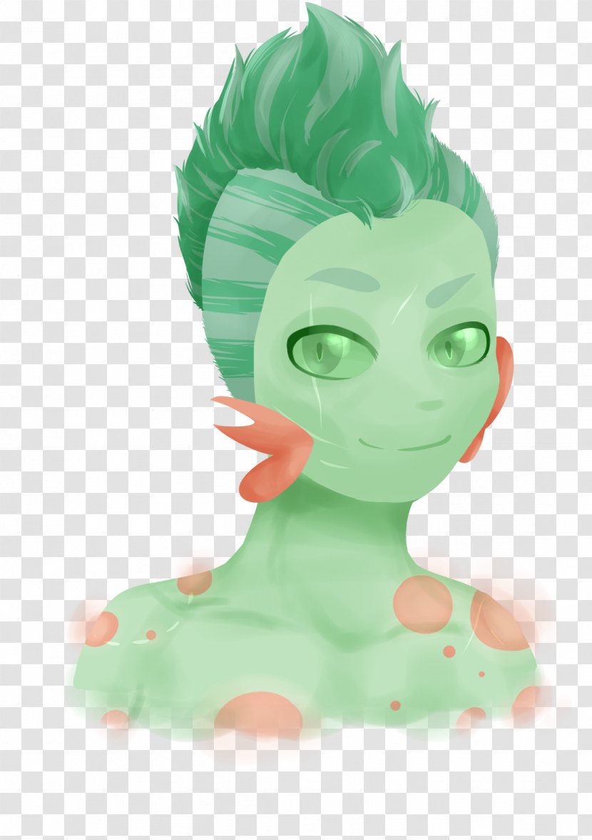 Green Nose Figurine Organism Transparent PNG