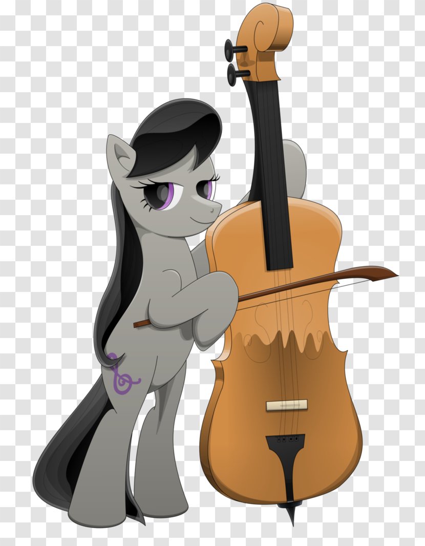 Cello Horse Violin Cat Character - Carnivoran Transparent PNG