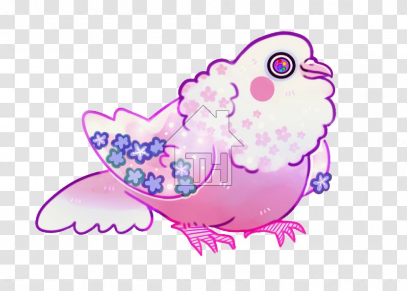 Beak Pink M Character Clip Art - Flower - Sugar Cookies Transparent PNG