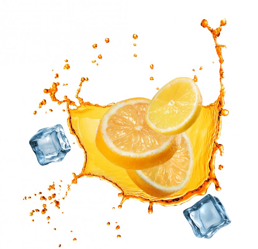 Orange Juice Iced Tea Ice Cream - Slice Transparent PNG