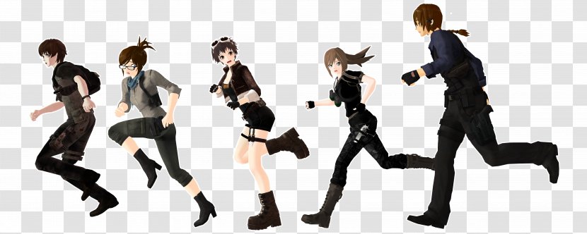 Running MikuMikuDance DeviantArt - Tree - Poses Transparent PNG