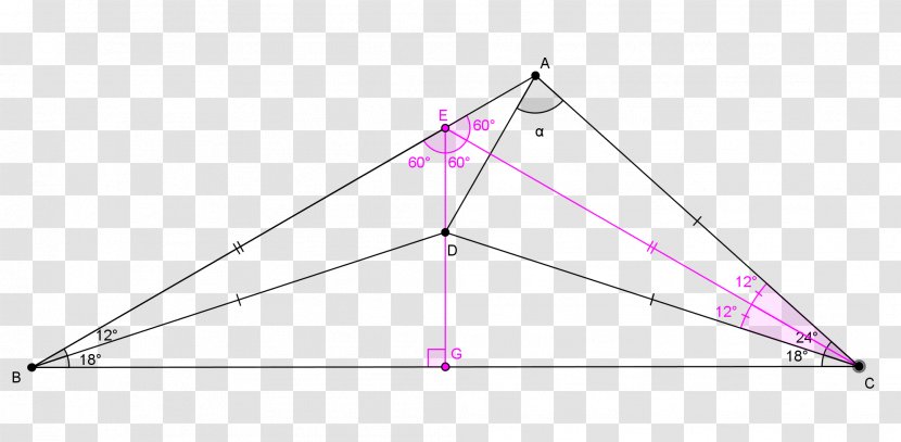 Triangle Point Symmetry Transparent PNG