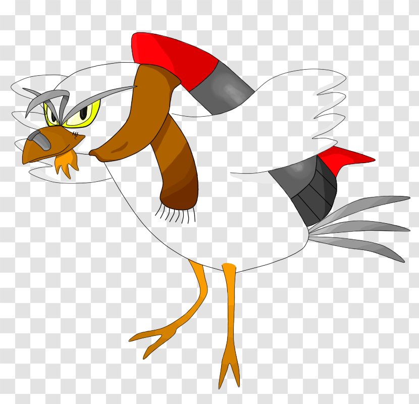 Rooster Chicken Cygnini Goose Clip Art - Vertebrate Transparent PNG