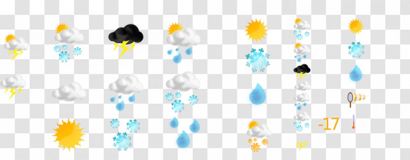 Weather Forecasting Rain Map Clip Art - Blue Transparent PNG
