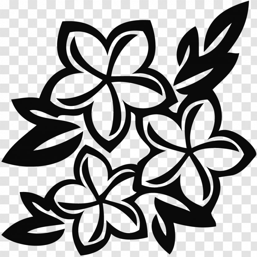 Flower White Floral Design Clip Art - Pink Flowers - Black Transparent PNG