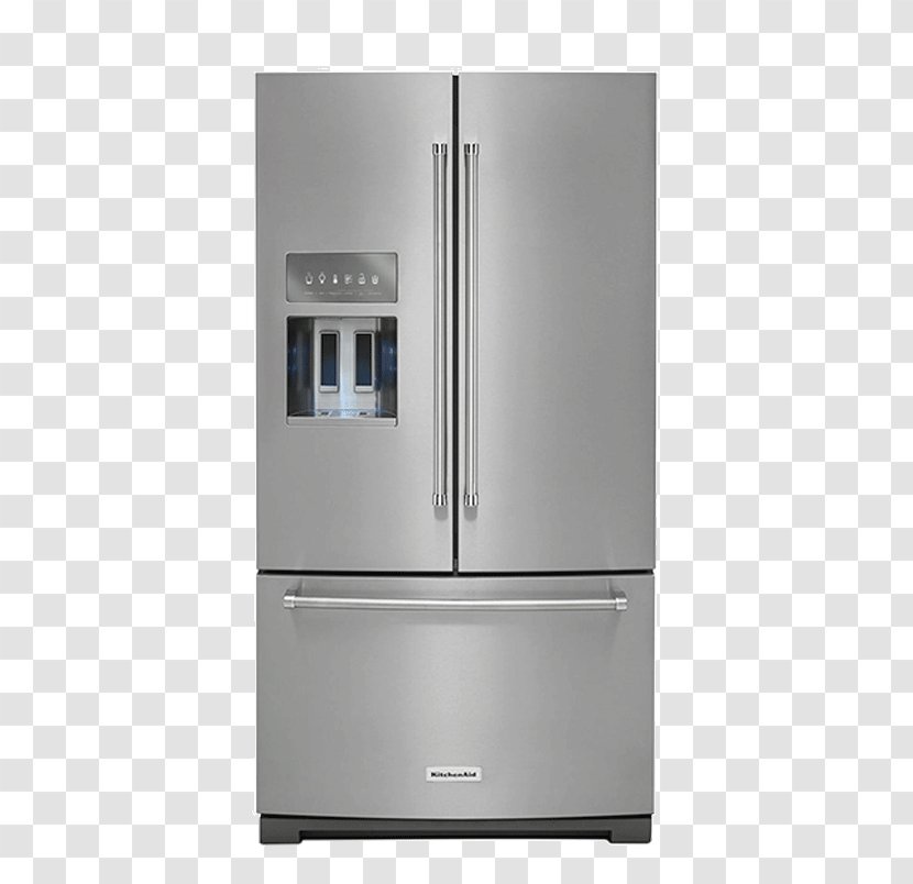 Refrigerator KitchenAid KRFF707E Ice Makers Door Transparent PNG