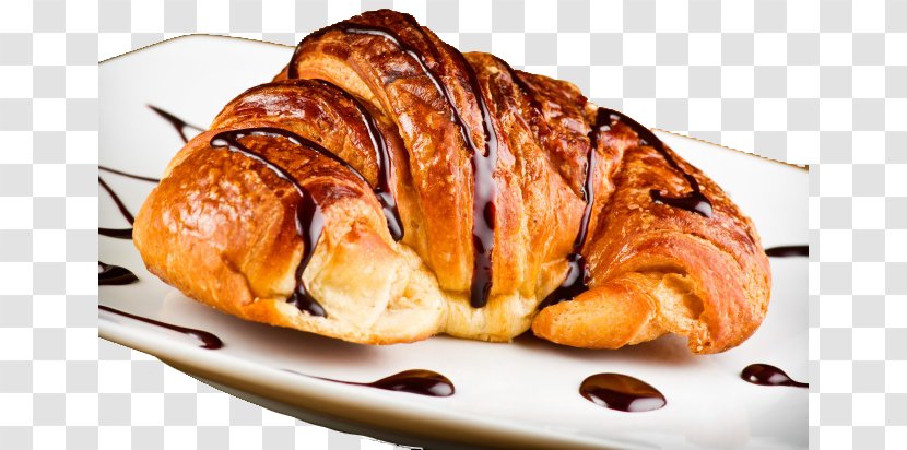 Croissant Pain Au Chocolat Milk Breakfast Chocolate - Butter - A Delicious Transparent PNG