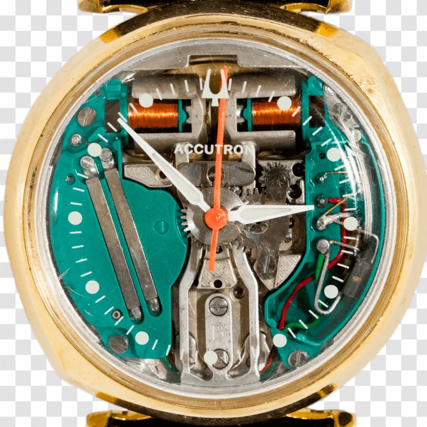 Tuning Fork Watches Movement Clock Bulova - Early American Football Gear Transparent PNG