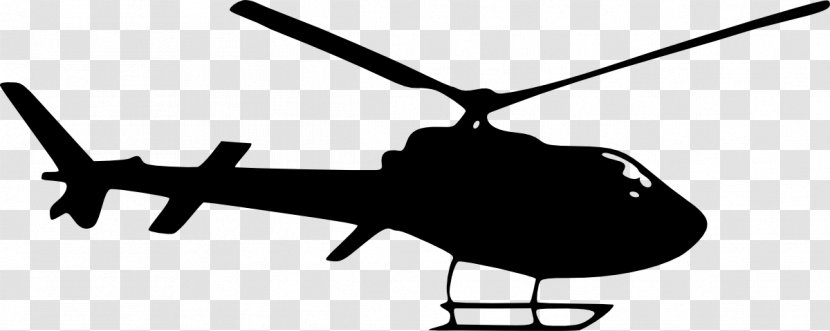 Helicopter Rotor Silhouette Clip Art - Military - Top View Transparent PNG