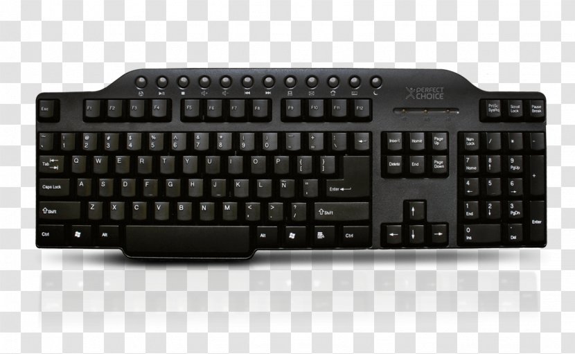 Computer Keyboard Mouse Microsoft USB Wireless - Component Transparent PNG