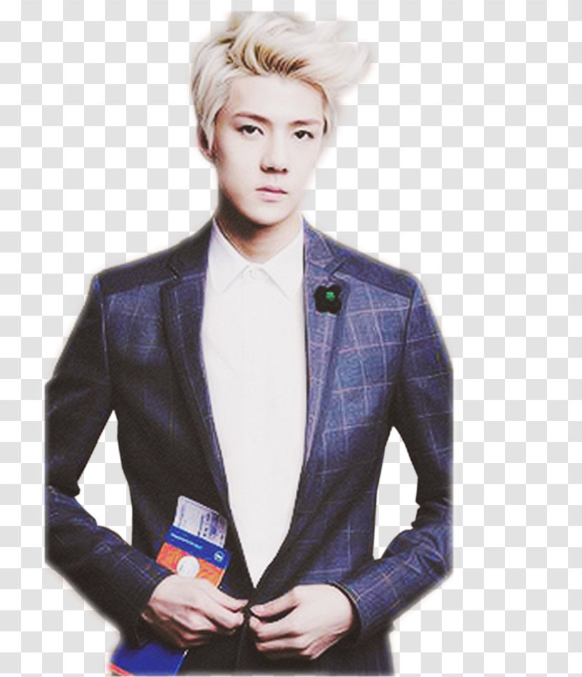 Sehun EXO Growl DeviantArt - Formal Wear Transparent PNG