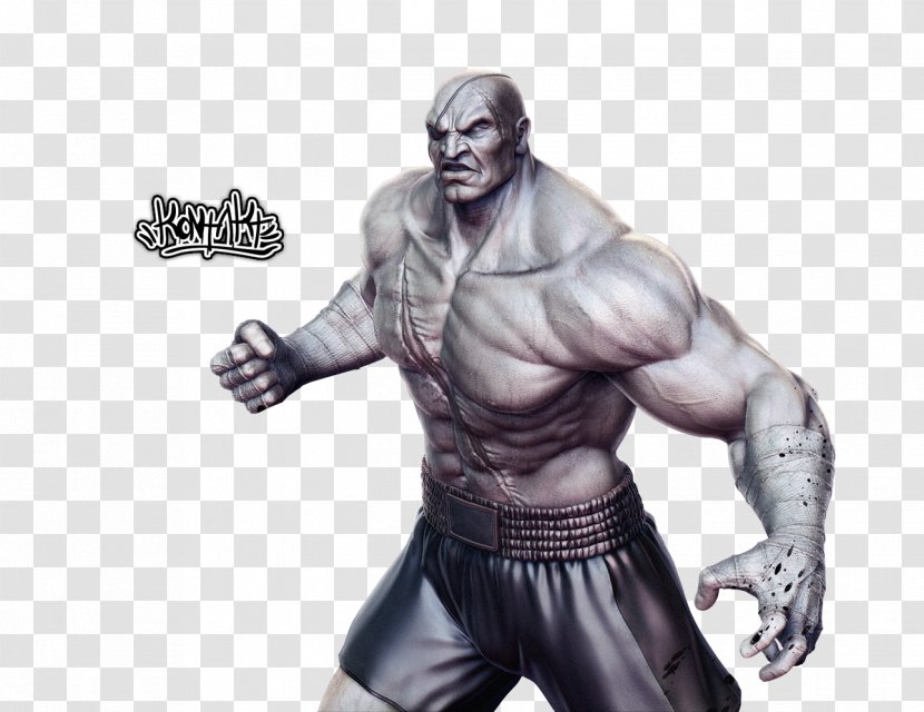 Sagat Street Fighter Character Statue Cosplay Transparent PNG