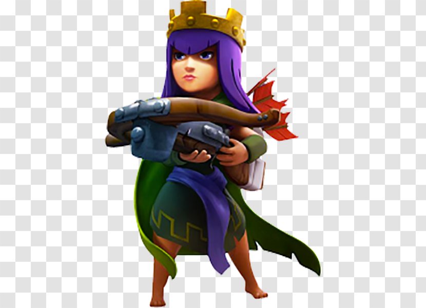 Clash Of Clans ARCHER QUEEN How To Archer King Royale - Flower Transparent PNG