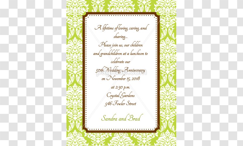 Picture Frames Party Pattern - Text - Anniversary Invitation Transparent PNG