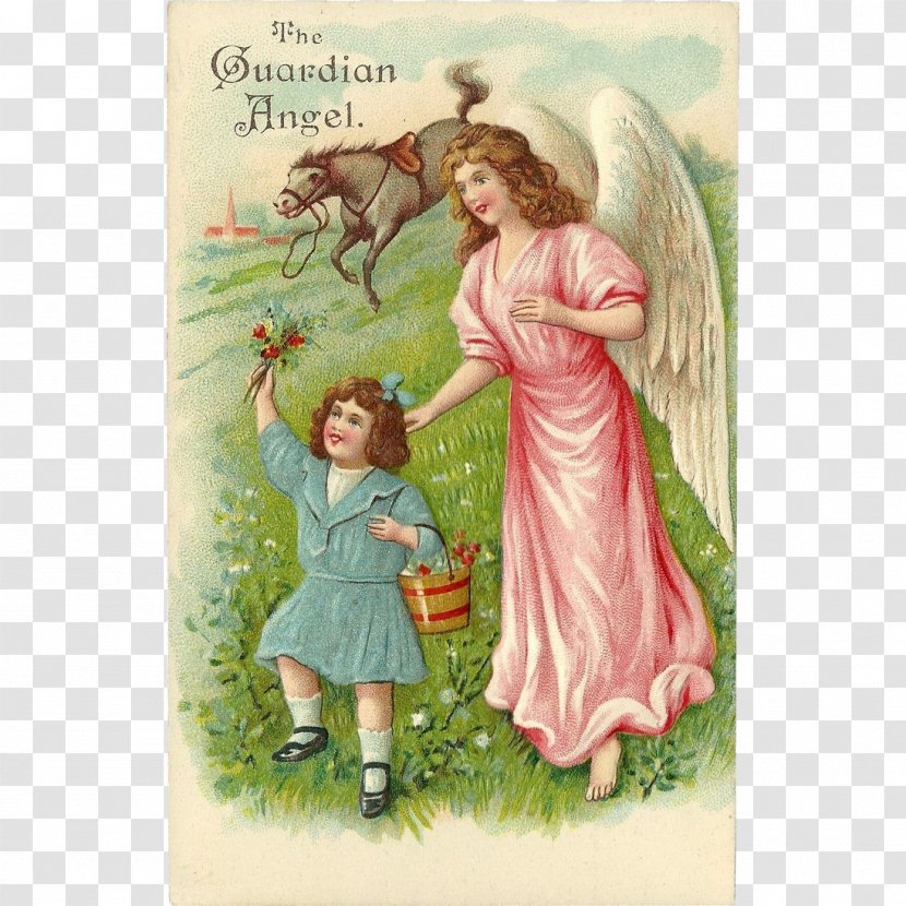 Post Cards Guardian Angel Collectable Child - Tree - Postcard Transparent PNG