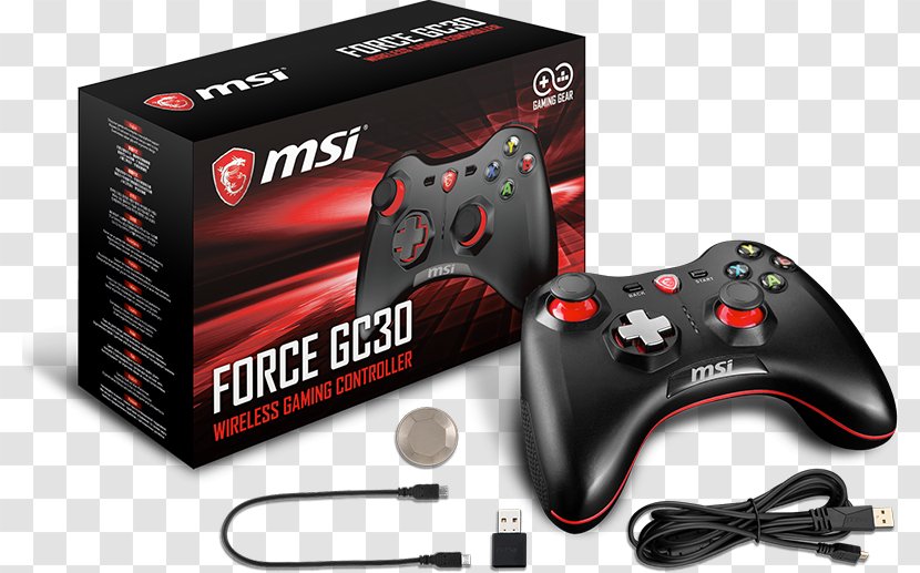 GC30 GAMING Controller Game Controllers Computer Mouse Micro-Star International MSI Force - Microstar Transparent PNG