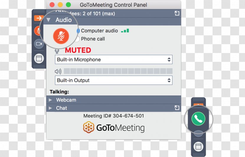 GoToMeeting Web Conferencing LogMeIn, Inc. Webcam Transparent PNG