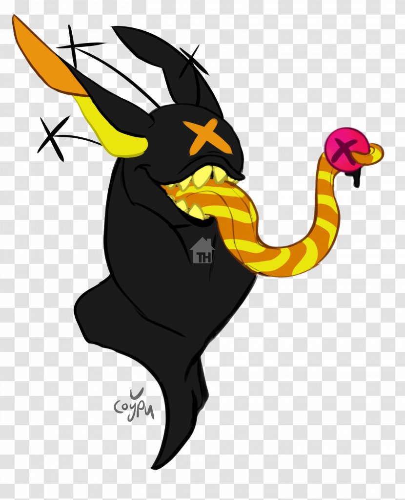 Illustration Mammal Clip Art Legendary Creature - Yellow - Rorschach Symbol Transparent PNG