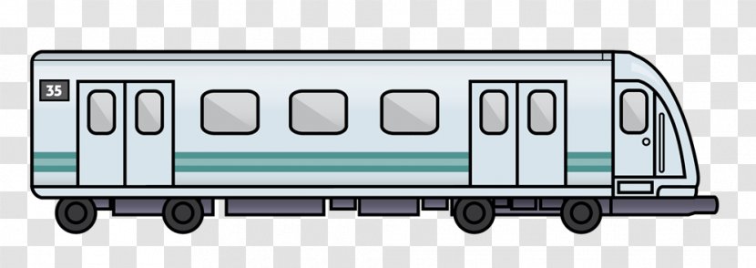 Rapid Transit Subway Rail Transport Clip Art - Car - Train Clipart Transparent PNG