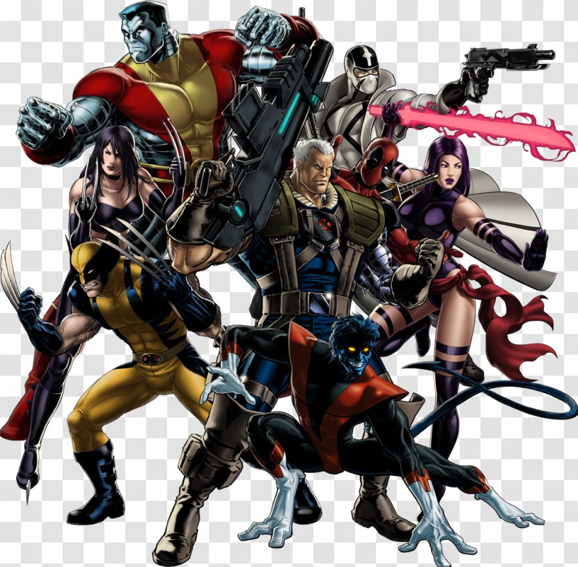 Wolverine Cable Deadpool X-Force Psylocke - Marvel Comics - MARVEL Transparent PNG