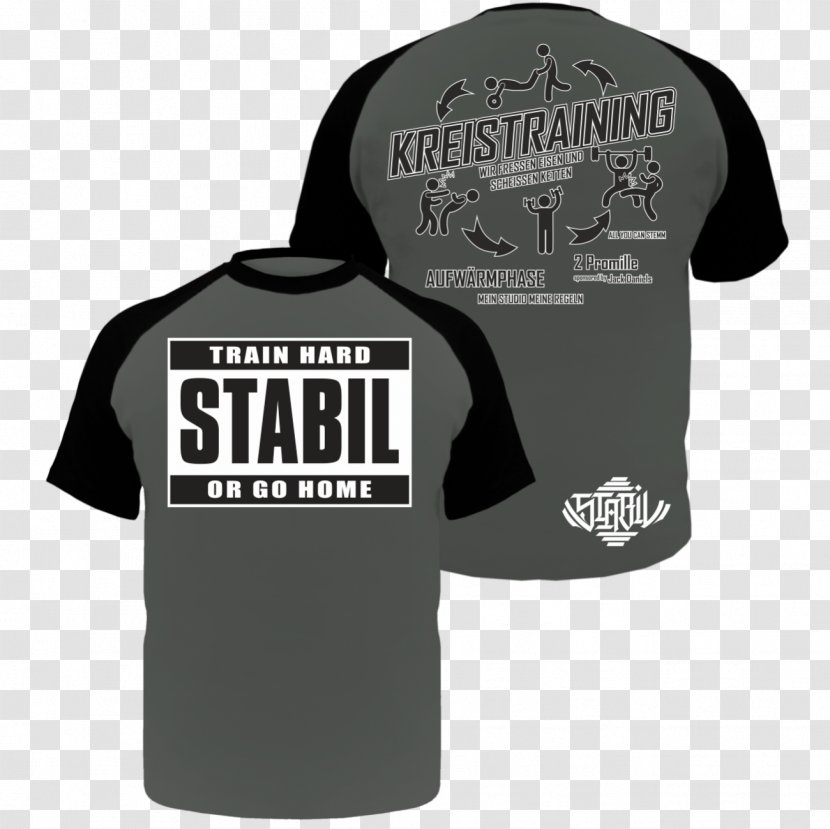 T-shirt Black Industrial Design Logo Sleeve - Brand - Bodybuilding Clothing 4xl Transparent PNG