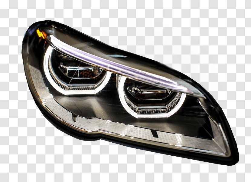 Headlamp Car BMW 5 Series Light - Personal Luxury Transparent PNG