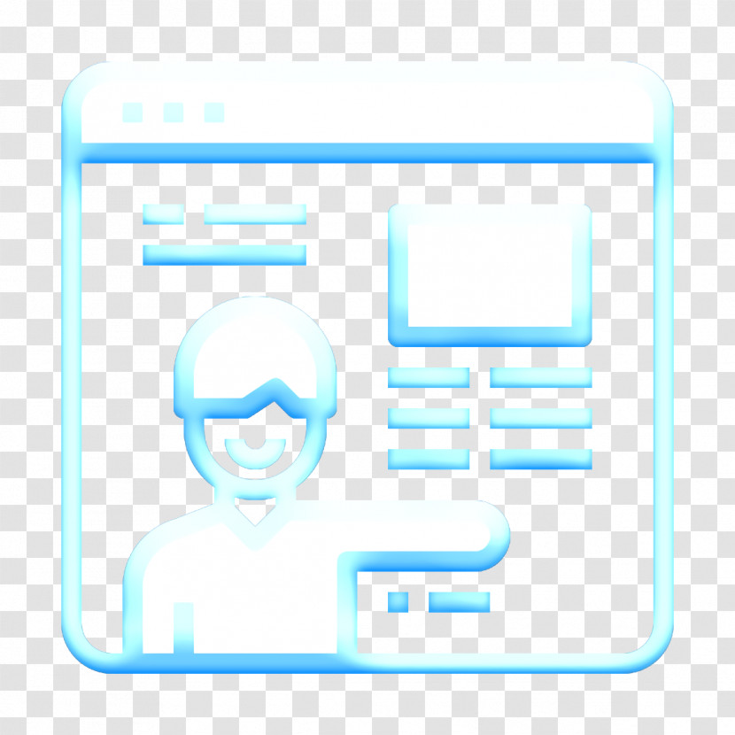 Online Learning Icon Teacher Icon Type Of Website Icon Transparent PNG