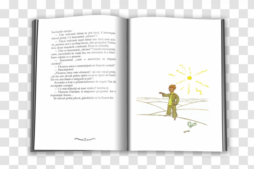 The Little Prince Text MZ Animal - Paper - Mics Transparent PNG