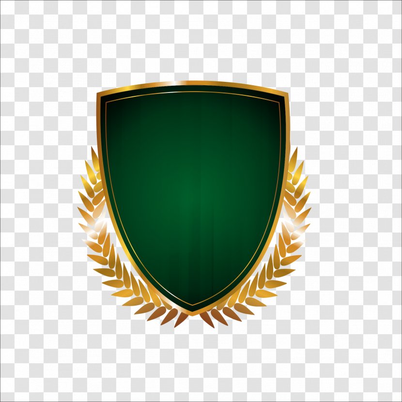 Shield - Yellow - Emblem Transparent PNG