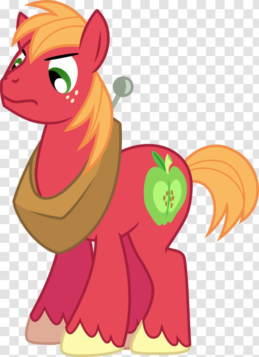 Big McIntosh Applejack Pony McDonald's Mac Fluttershy Transparent PNG