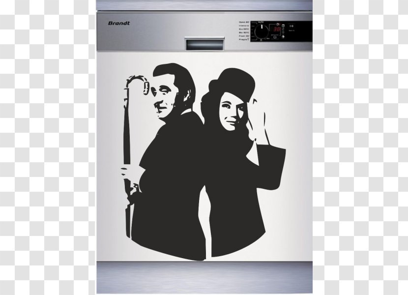 John Steed Emma Peel Sticker Paper Wall Decal - Vinyl Group - Hat Transparent PNG