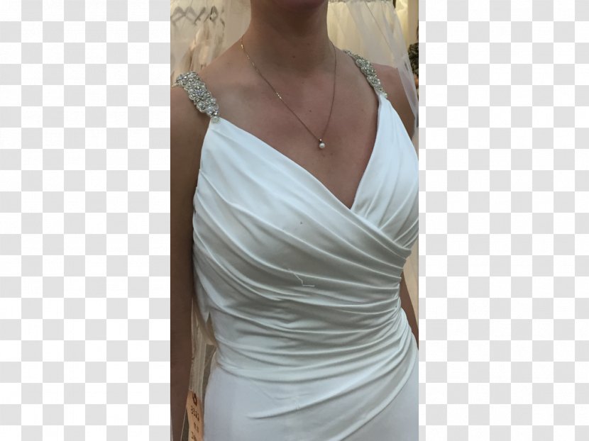 Wedding Dress Cocktail Satin Shoulder - Gown Transparent PNG