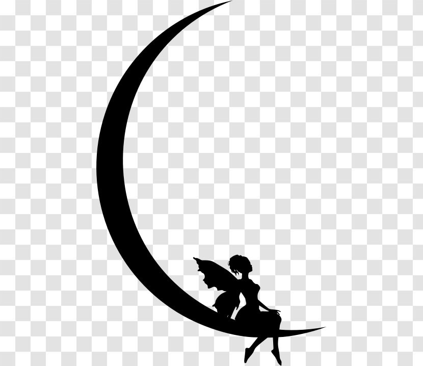 Moon Silhouette Drawing Clip Art Transparent PNG