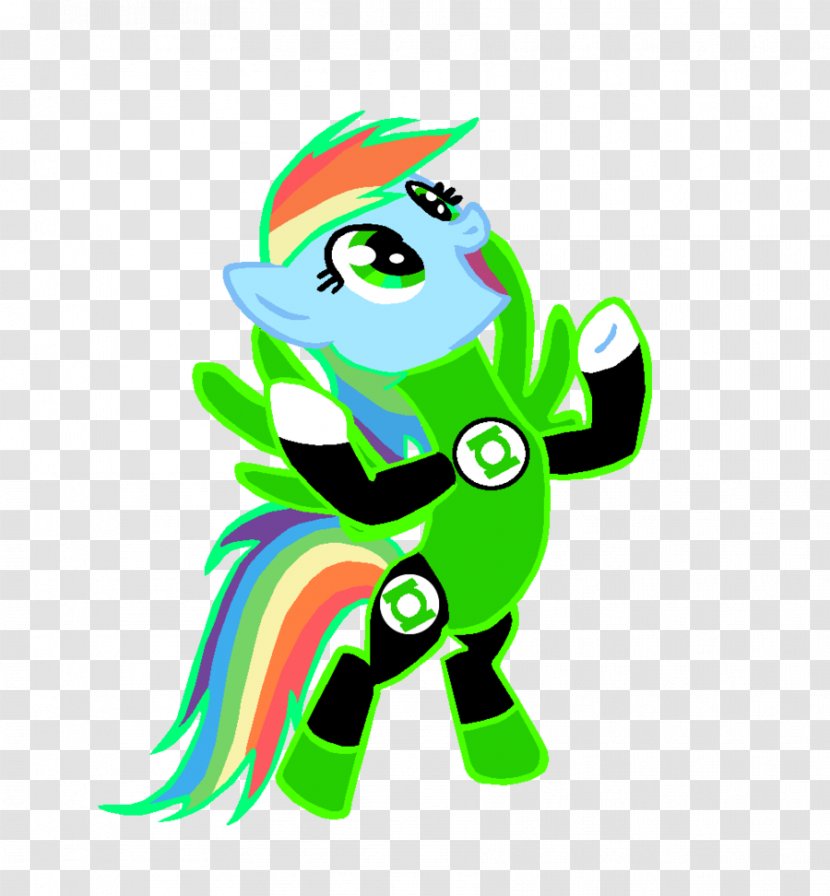 Rainbow Dash Twilight Sparkle Rarity Green Lantern Pony - Mammal - Cliparts Transparent PNG