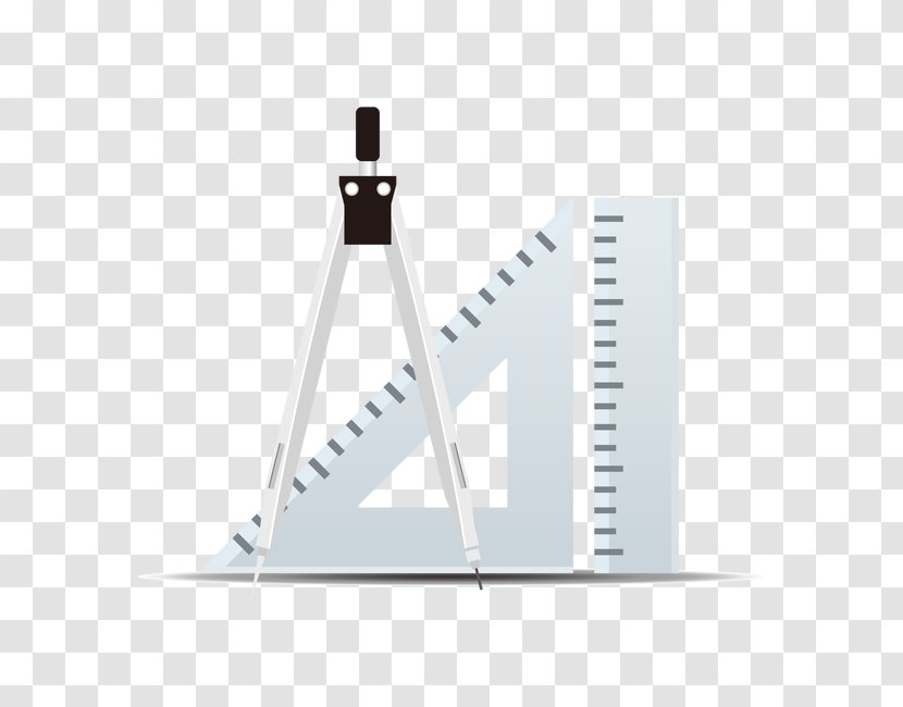 Ruler Compass Straightedge - Drawing Transparent PNG