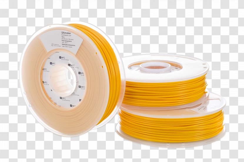 Material 3D Printing Filament Polylactic Acid Ultimaker - Color - Printer Transparent PNG