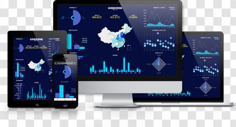Big Data Business Intelligence Visualization Power BI Analysis - System - H5 Page Entrepreneurship Transparent PNG