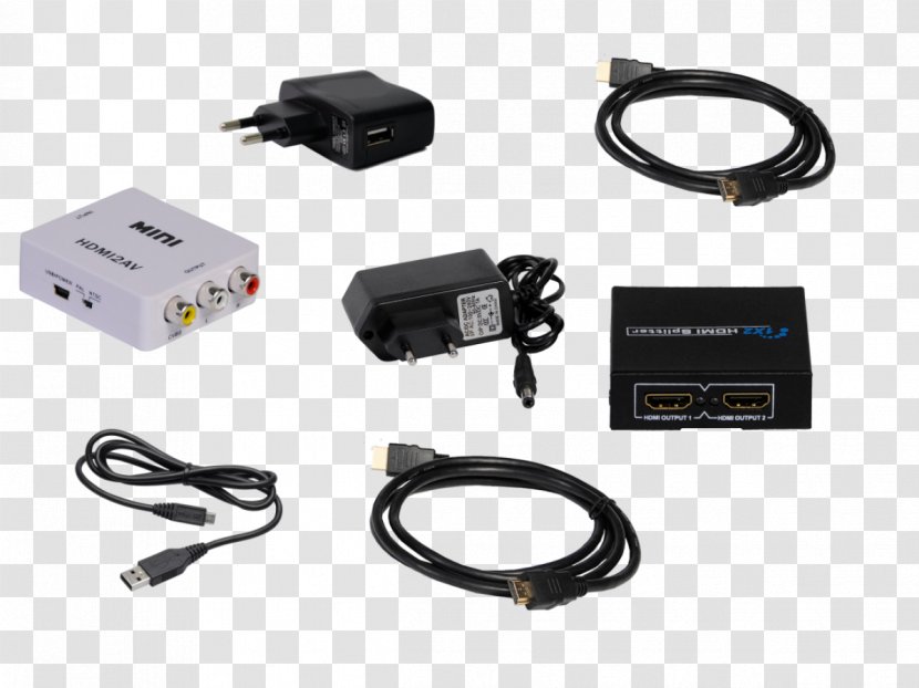 HDMI WirelessHD Transmitter RCA Connector - Electronic Device - Divisores Transparent PNG