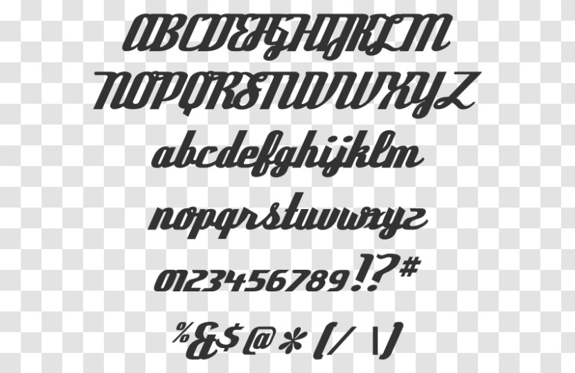 Open-source Unicode Typefaces OpenType Emphasis Computer Font - Black And White - Design Transparent PNG