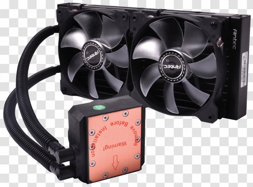 Computer System Cooling Parts Water Antec Central Processing Unit Cooler Master Transparent PNG